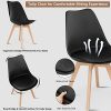 Lot de 4, Lot de 6 chaises de Salle à Manger Scandinaves rembourrées
