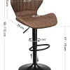 Lot de 2 tabourets de Bar design SONGMICS