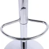 Tabouret de Bar en Similicuir et Acier chromé