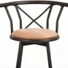 Lot de 2 Tabourets de Bar Vintage pivotant à 360°