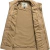 41X3k9g3DzL._AC_.jpg Veste Homme Classique Militaire Casual WenVen