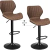 Lot de 2 tabourets de Bar design SONGMICS
