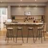 Lot de 2 Tabourets de Bar Vintage pivotant à 360°