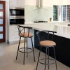 Lot de 2 Tabourets de Bar Vintage pivotant à 360°