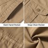 51dINhoUUaS._AC_.jpg Veste Homme Classique Militaire Casual WenVen