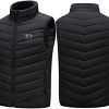 Honestyivan Gilet Chauffant 9 Zones Chauffant Veste Chauffante électrique Rechargeable Honestyivan Gilet Chauffant 9 Zones Chauffant Veste Chauffante électrique Rechargeable par USB, Chic Zippé Chaud Doudoune Gilet, adaptée Sports De Plein Air Glace Snowboard Ski