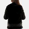 Blouson Fausse Fourrure Noir pour femme GOLIATH