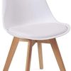 Lot de 4 chaises scandinaves avec Coussin