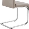 Chaise de Salle à Manger Lot de 2 Siège Rembourré en Simili Cuir