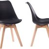 41-AeK3asLL._AC_.jpg Lot de 4 chaises de Salle à Manger Style scandinaves Pieds en Bois de hêtre Massif