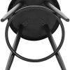 Lot de 2 Tabourets de bar velours et métal