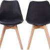 4176t0qe-yL._AC_.jpg Lot de 4 chaises de Salle à Manger Style scandinaves Pieds en Bois de hêtre Massif