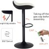 Tabouret de Bar rotatifs, Lot de 2 Chaises de Cuisine
