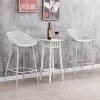 Lot de 2 tabourets de Bar ou comptoir au Design Retro avec accoudoirs