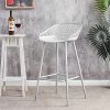 Lot de 2 tabourets de Bar ou comptoir au Design Retro avec accoudoirs