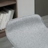 HOMCOM Lot de 2 tabourets de Bar gris Style scandinave