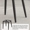 Lot de 6 Chaises Salle Manger, Similicuir Pieds Acier Au Carbone