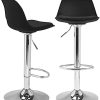 IDMarket - Lot de 2 tabourets de Bar Karl Design IDMarket - Lot de 2 tabourets de Bar Karl Design Noir