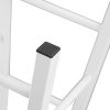 Lot de 2 Tabourets de Bar Tabouret de Bistrot Structure en Acier Stable et Durable