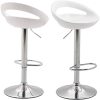31yCuNBRG6L._AC_.jpg Tabouret de Bar Blanc Lot de 2 en Plastique réglage en Hauteur