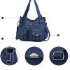 Sac à Main cuir à bandoulière pour femme avec 8 petites Poches