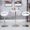 515232Pw24L._AC_.jpg Tabouret de Bar Blanc Lot de 2 en Plastique réglage en Hauteur