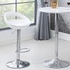51C6UQUN6tL._AC_.jpg Tabouret de Bar Blanc Lot de 2 en Plastique réglage en Hauteur