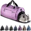 Fitgriff® Sac de Sport - Femmes et Hommes - avec Fitgriff® Sac de Sport - Femmes et Hommes - avec Compartiment à Chaussures et Humide - Sac à Main pour Voyage, Sac de Gym, Fitness, Workout (Petit/Grand)