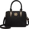 Sac-main-noir-miss-lulu Sac à main bandoulière similicuir Miss Lulu : élégant et sophistiqué