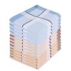 12 Pièces Homme Mouchoir Carré, 40x40cm Grande Mouchoirs Classiques, Rayures Mouchoir en Tissu, Cadeau pour Hommes, Femme, Grand Pere 12 Pièces Homme Mouchoir Carré, 40x40cm Grande Mouchoirs Classiques, Rayures Mouchoir en Tissu, Cadeau pour Hommes, Femme, Grand Pere