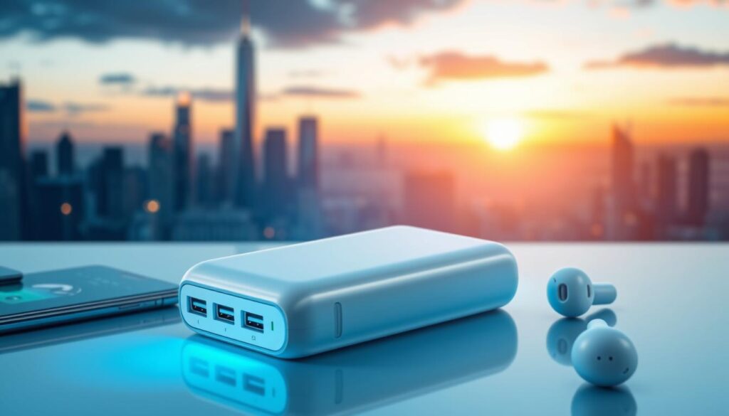 Batterie externe portable moderne Batterie externe portable moderne