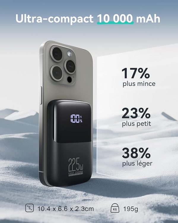 INIU Batterie Externe, Mini 10000mAh 22.5 W Power Bank