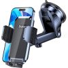 Blukar Support Téléphone Voiture, Porte Téléphone Voiture Ventouse Universel Réglable, Rotation 360°& Ventouse Améliorée & Un Bouton de Libération pour Smartphone/GPS 4,0-7,0 Pouces - Noir Blukar Support Téléphone Voiture, Porte Téléphone Voiture Ventouse Universel Réglable, Rotation 360°& Ventouse Améliorée & Un Bouton de Libération pour Smartphone/GPS 4,0-7,0 Pouces - Noir