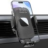 Estralia Support Telephone Voiture, Porte Telephone Voiture Grille Aération, 360° Rotation Support Voiture Réglable, Ultrastable Accroche, Support Voiture pour Téléphones de 4.0''-7.0'', Smartphone
