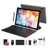 PIXPEAK Tablet 10 Pouces Android 14.0, Tablette avec 5G WiFi Octa-Core 2.0GHz, 36GB RAM, 128GB ROM (TF 1TB), 8000mAh, 5+8MP Camera, Tablette avec Clavier|Souris|Etui|Casque|Headphones-Gris PIXPEAK Tablet 10 Pouces Android 14.0, Tablette avec 5G WiFi Octa-Core 2.0GHz, 36GB RAM, 128GB ROM (TF 1TB), 8000mAh, 5+8MP Camera, Tablette avec Clavier|Souris|Etui|Casque|Headphones-Gris
