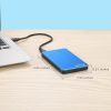 Blueendless Disque Dur Externe Portable 500 Go Bleu