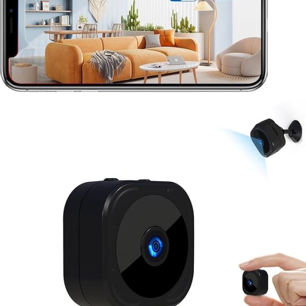 AOBOCAM Mini Caméra Espion WiFi 1080P avec Détection et Vision Nocturne