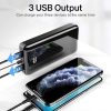 Batterie Externe 27000mAh Compatible avec iPhone et Samsung Bextoo