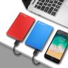Blueendless Disque Dur Externe Portable 500 Go Bleu