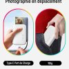 Imprimante Photo Portable Liene sans Encre pour iOS & Android 2x3