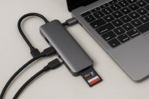 Mise en situation d'un bon Hub USB-C