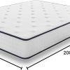 Matelas Ferme Upsilon Cosmos 160x200 avec Mousse à Mémoire de Forme