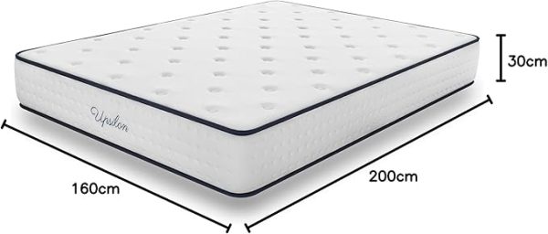 Matelas Ferme Upsilon Cosmos 160x200 avec Mousse à Mémoire de Forme