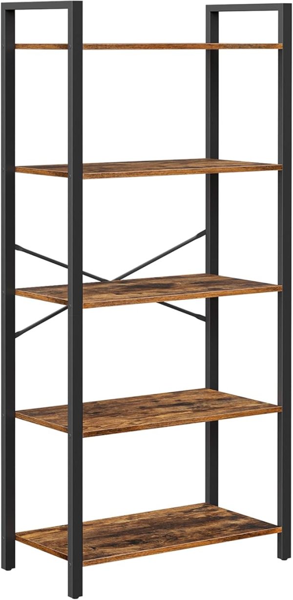Étagère de Rangement + Bibliothèque 6 niveaux style industriel VASAGLE