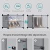 Étagère à chaussures modulable SONGMICS avec 10 compartiments
