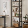 Étagère de Rangement + Bibliothèque 6 niveaux style industriel VASAGLE