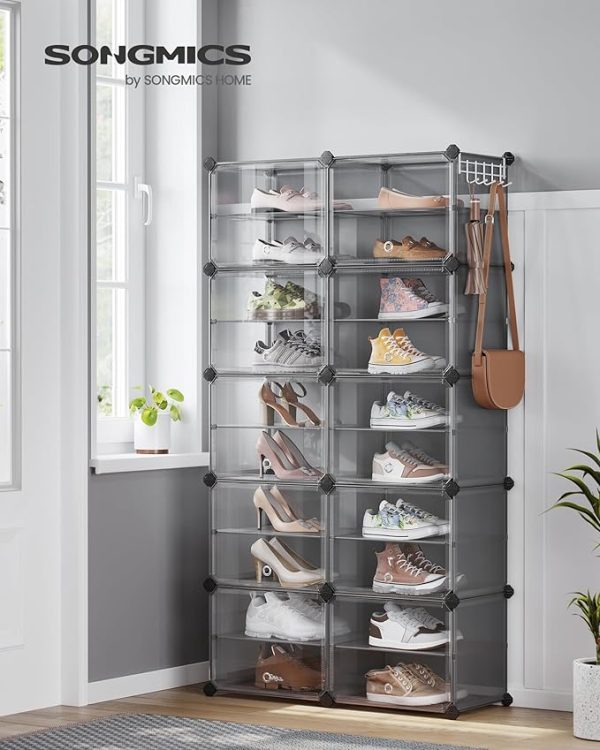 Étagère à chaussures modulable SONGMICS avec 10 compartiments