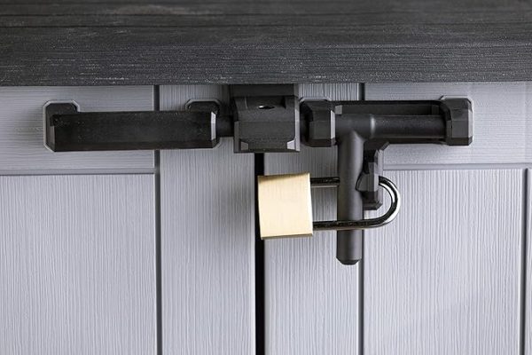 Abri de jardin extérieur Keter Store it Out Nova 249317 avec couvercle Gris foncé