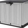 Abri de jardin extérieur Keter Store it Out Nova 249317 avec couvercle Gris foncé
