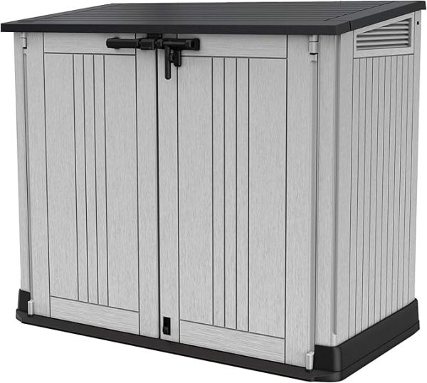 Abri de jardin extérieur Keter Store it Out Nova 249317 avec couvercle Gris foncé